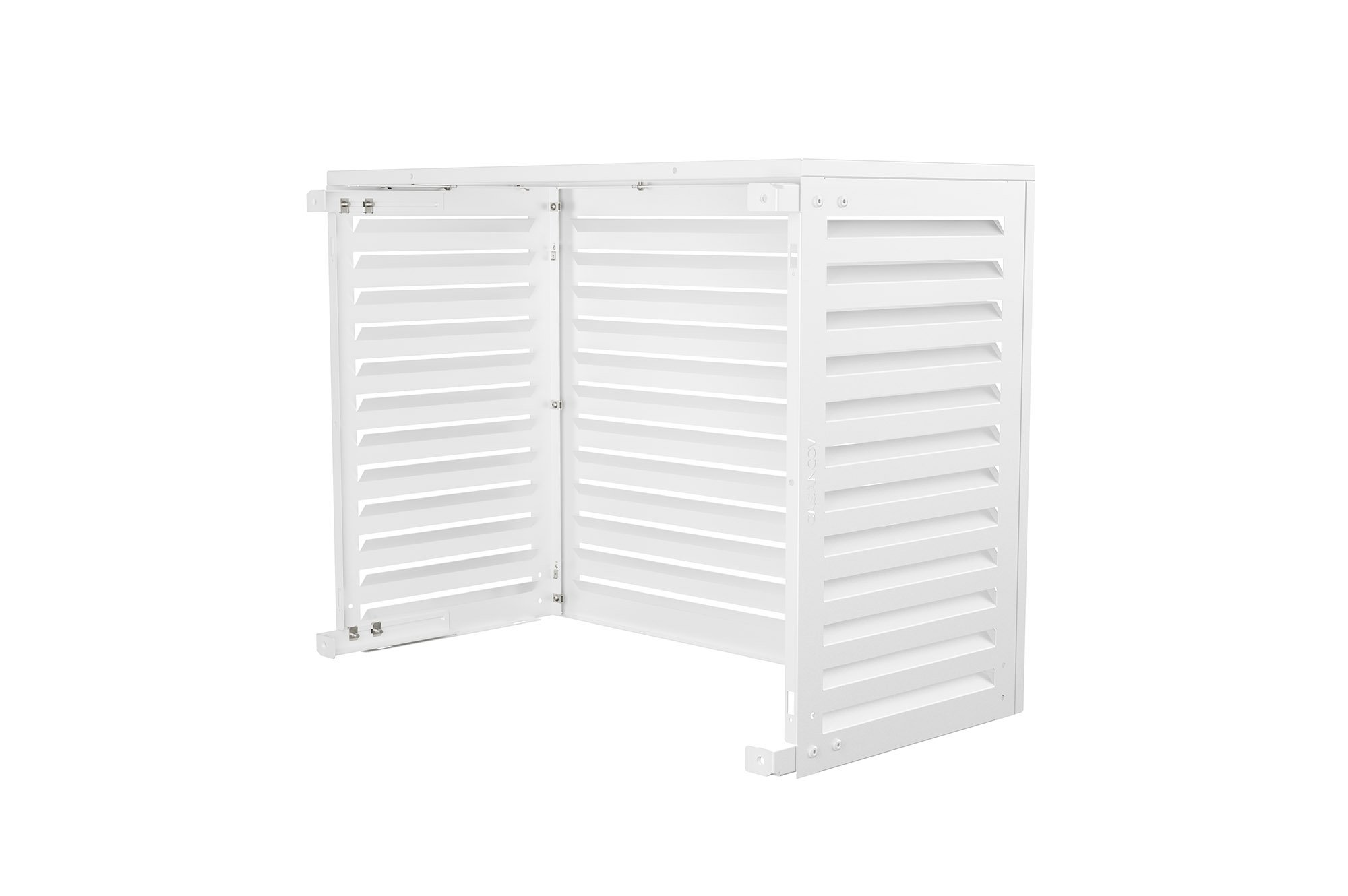 Aneto white aluminum air conditioner cover - size M 6