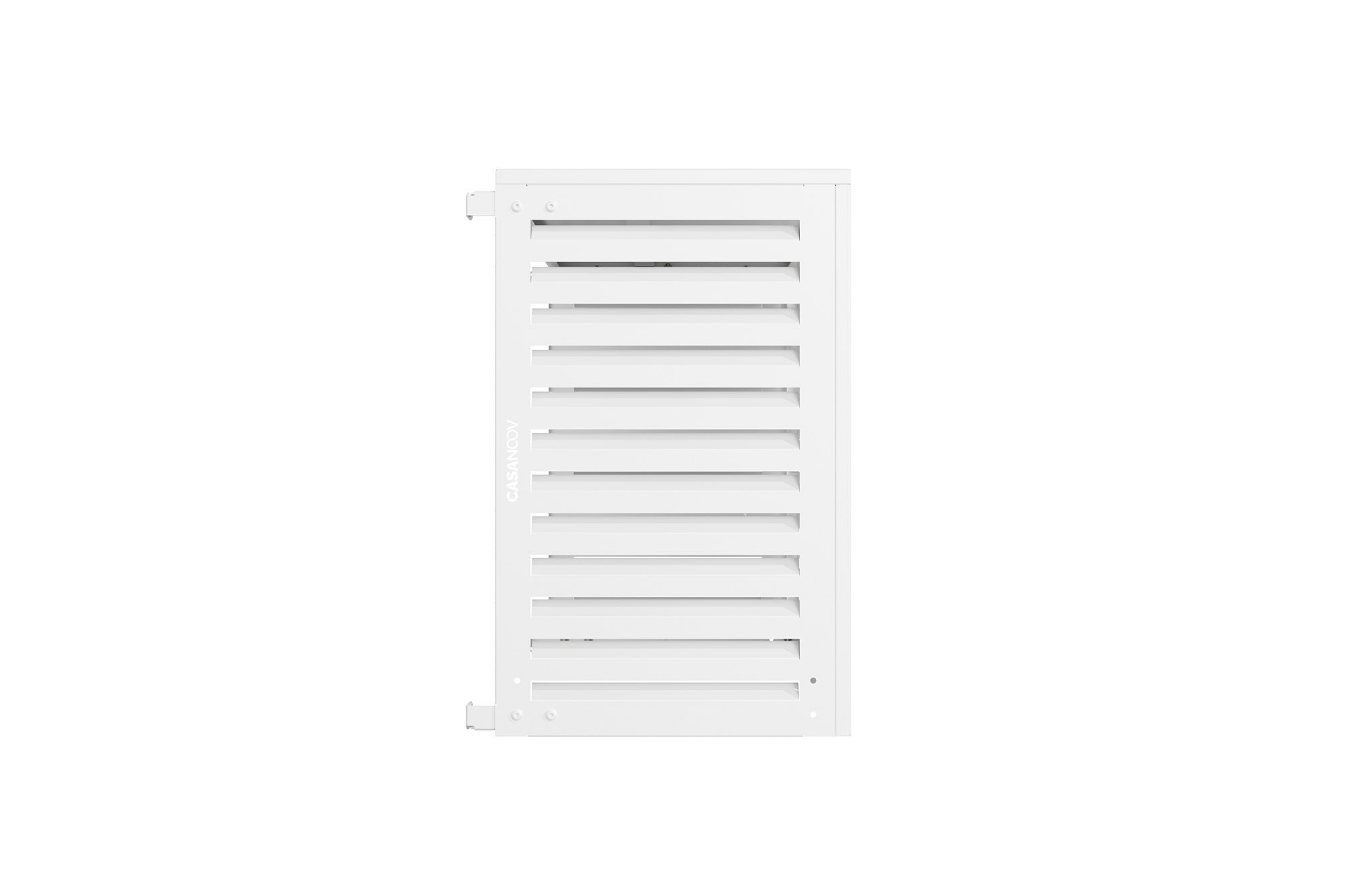 Aneto white aluminum air conditioner cover - size M 8