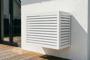Aneto white aluminum air conditioner cover - size M 4