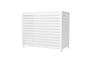Aneto white aluminum air conditioner cover - size M 16