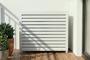 Aneto white aluminum air conditioner cover - size M main_image thumbnail