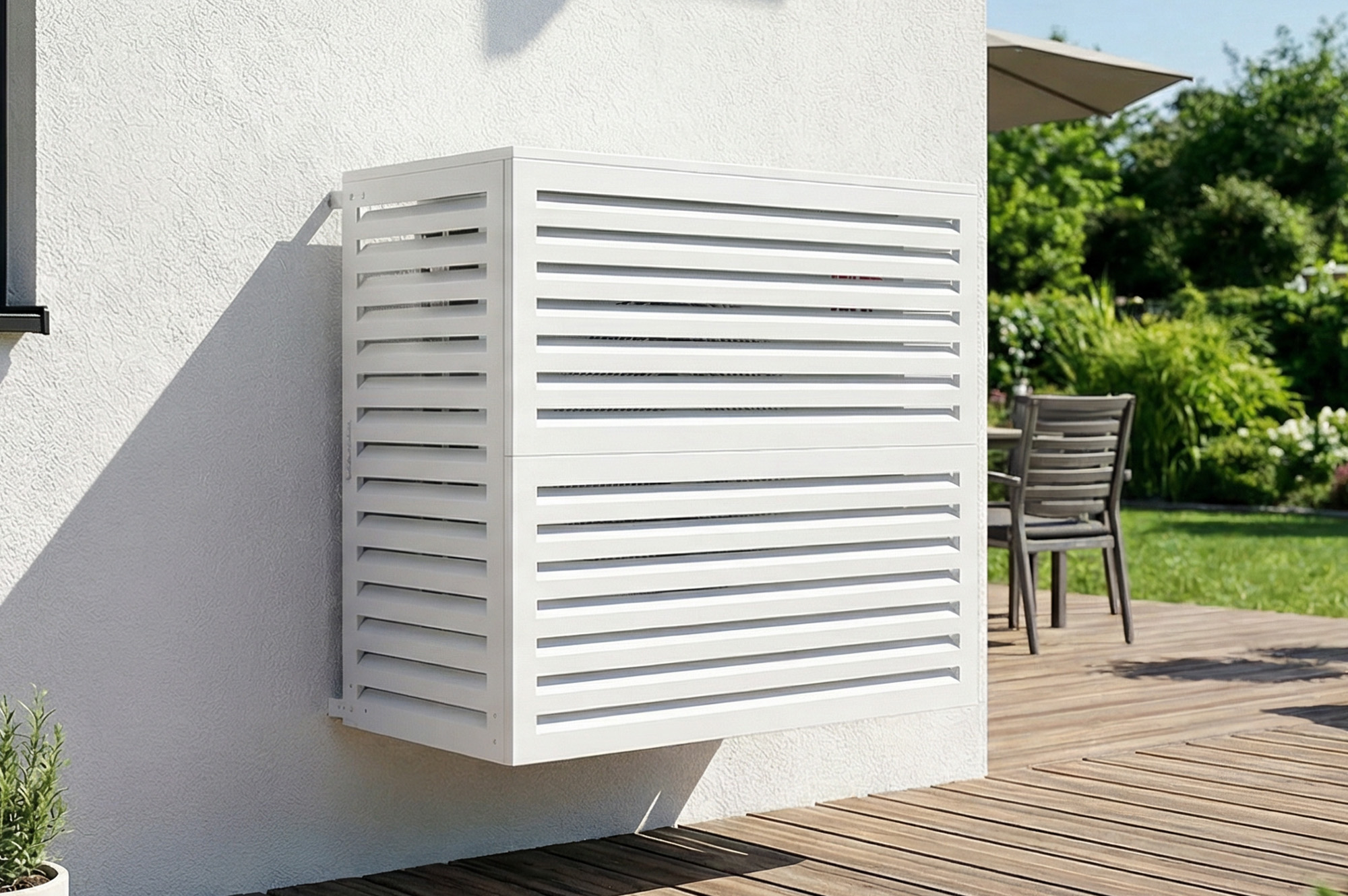 Aneto balts alumīnija gaisa kondicioniera pārsegs - L izmērs 4