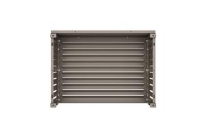 Skydd För Luftkonditionering Och Värmepump ANETO Aluminium Taupe - Storlek S 6