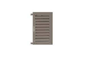 Skydd För Luftkonditionering Och Värmepump ANETO Aluminium Taupe - Storlek S 7