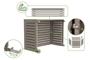 Cover Til Aircondition Og Varmepumpe ANETO Aluminium Taupe - Størrelse S 9