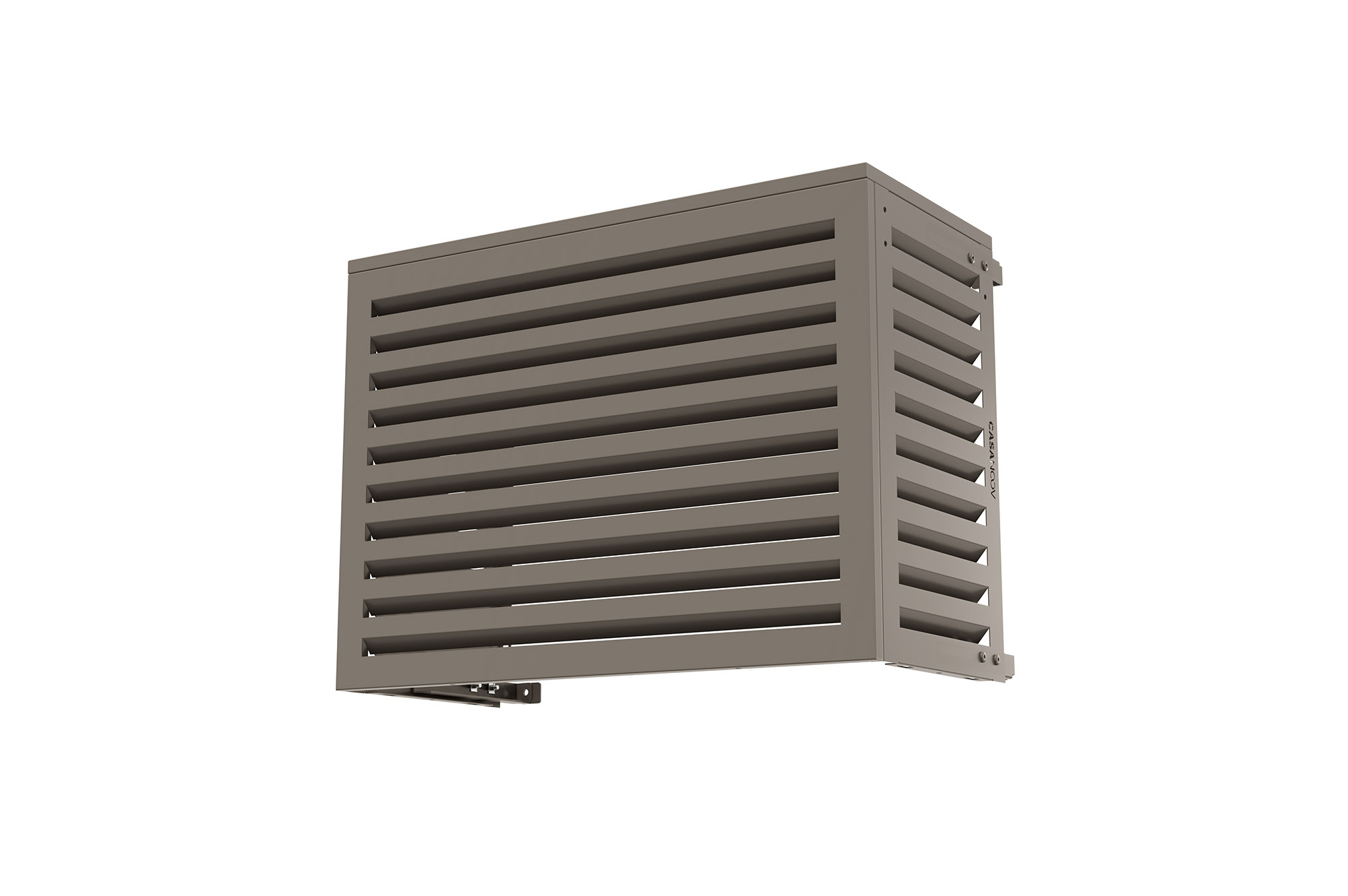 Cache clim aluminium taupe Aneto - taille S 14