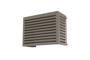 Cache clim aluminium taupe Aneto - taille S 14