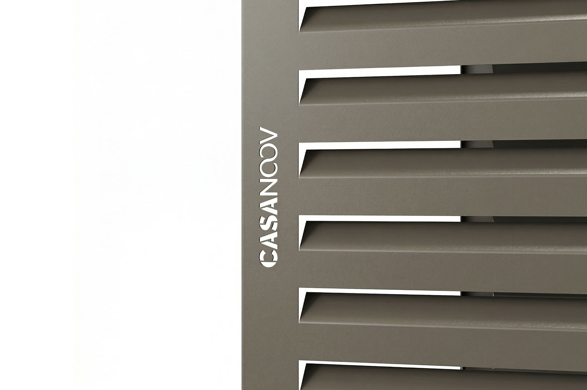 Cache clim aluminium taupe Aneto - taille S 11