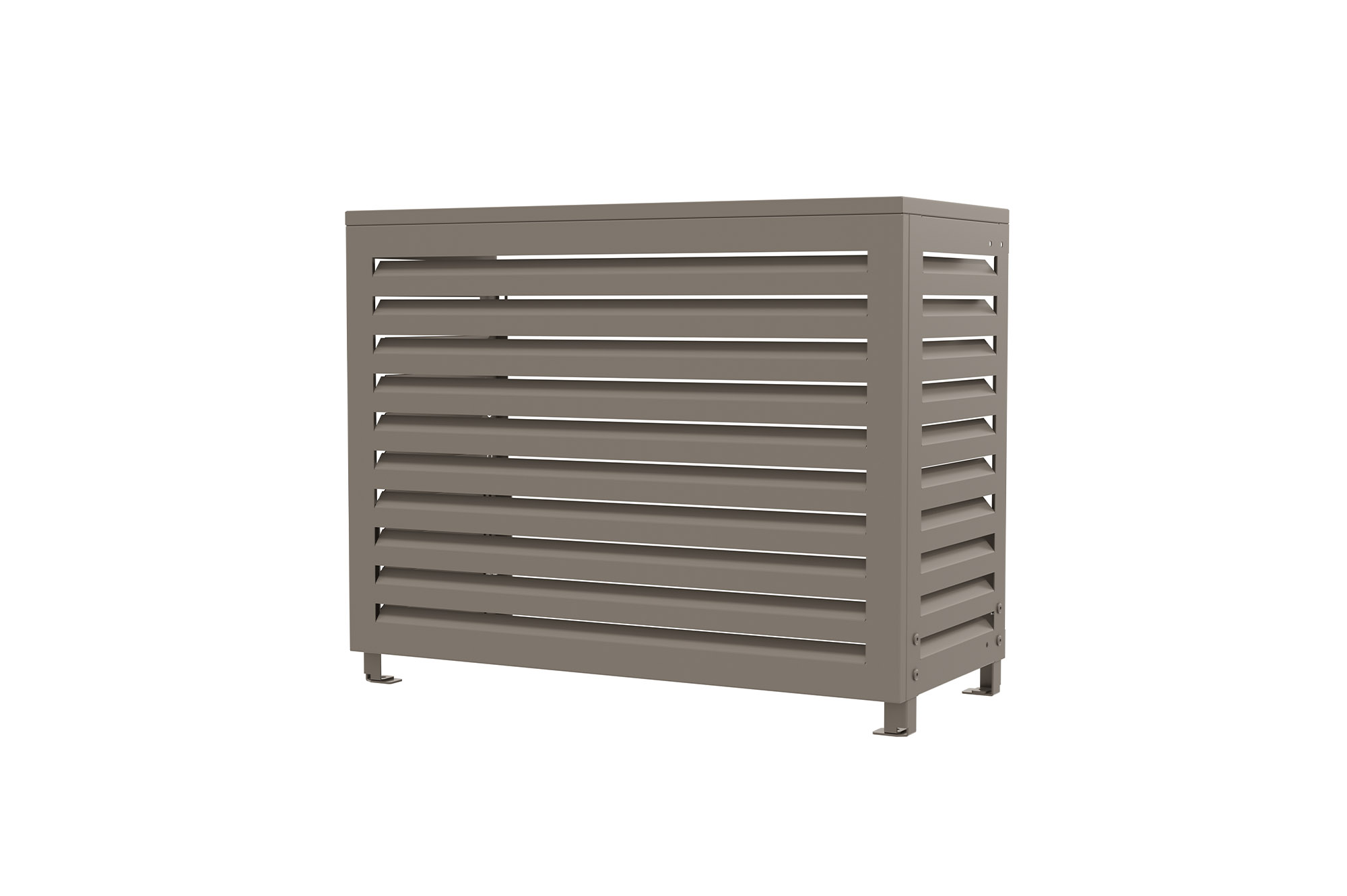 Cache clim aluminium taupe Aneto - taille S 15