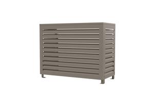 Skydd För Luftkonditionering Och Värmepump ANETO Aluminium Taupe - Storlek S 15