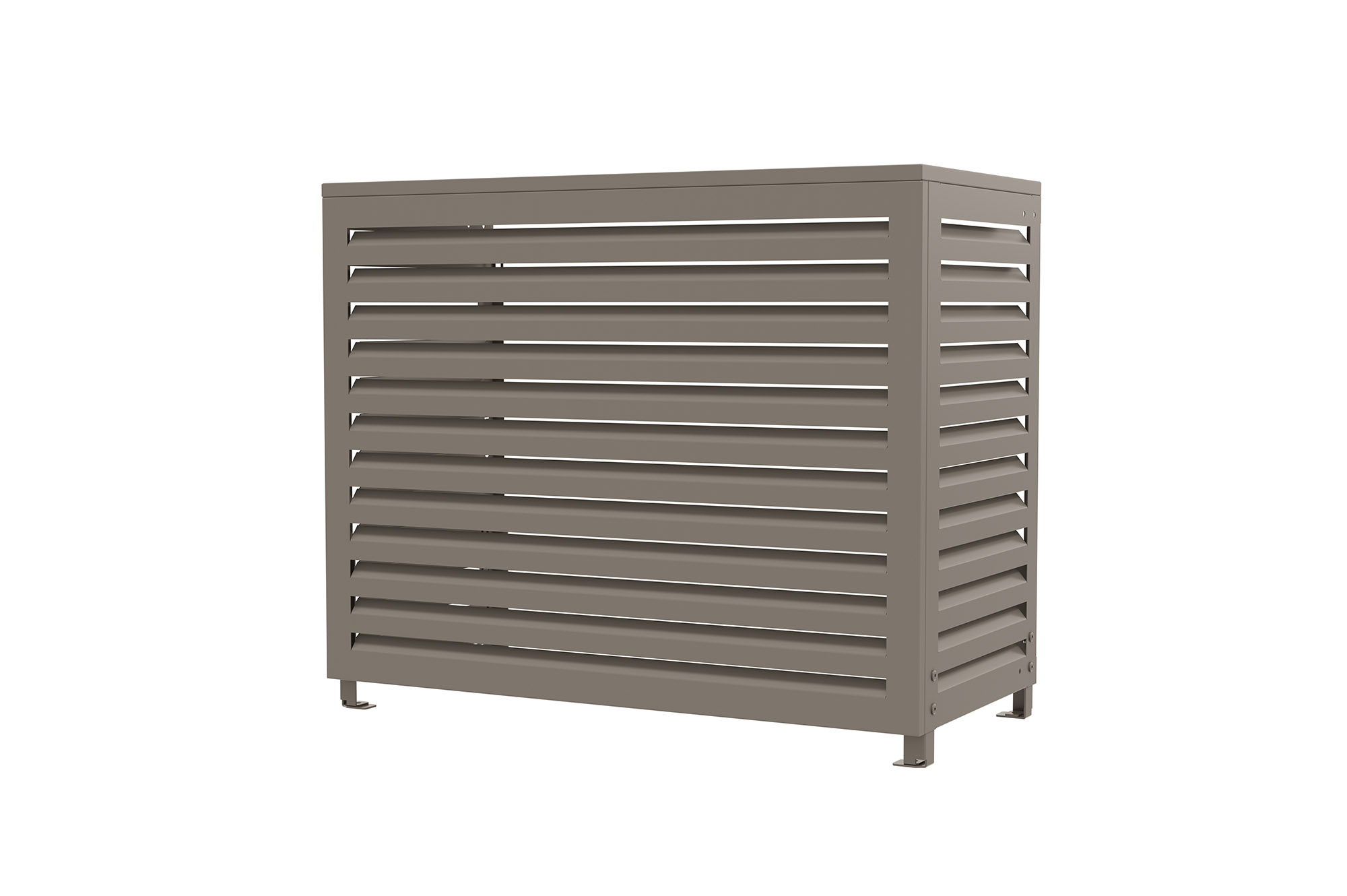 Cache clim aluminium taupe Aneto - taille M 15