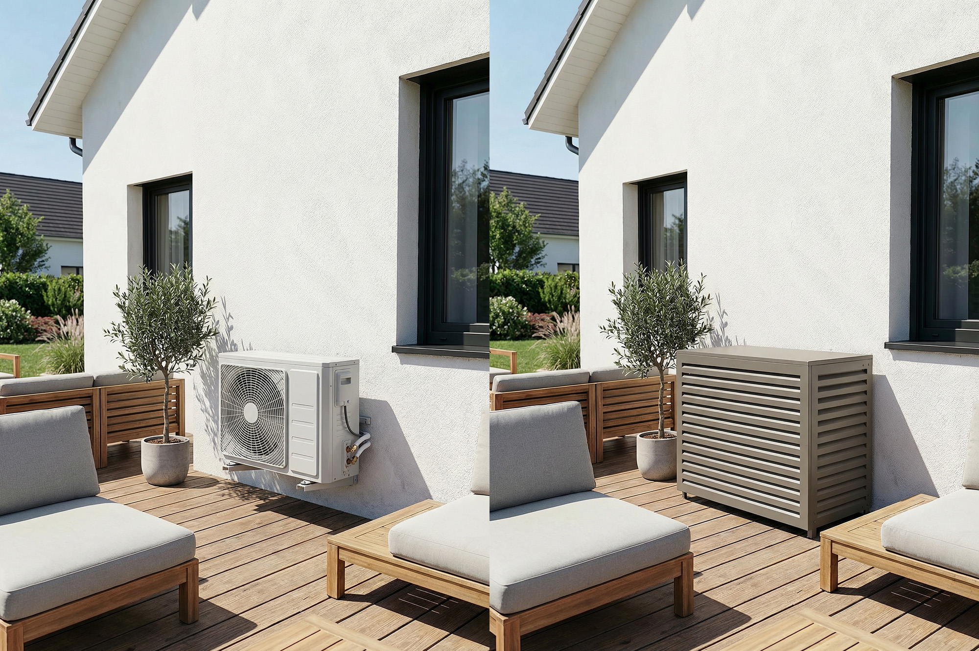 Cache clim aluminium taupe Aneto - taille M 12