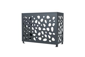 Cache clim & pompe à chaleur ANETO SUNNY aluminium gris - taille S 14
