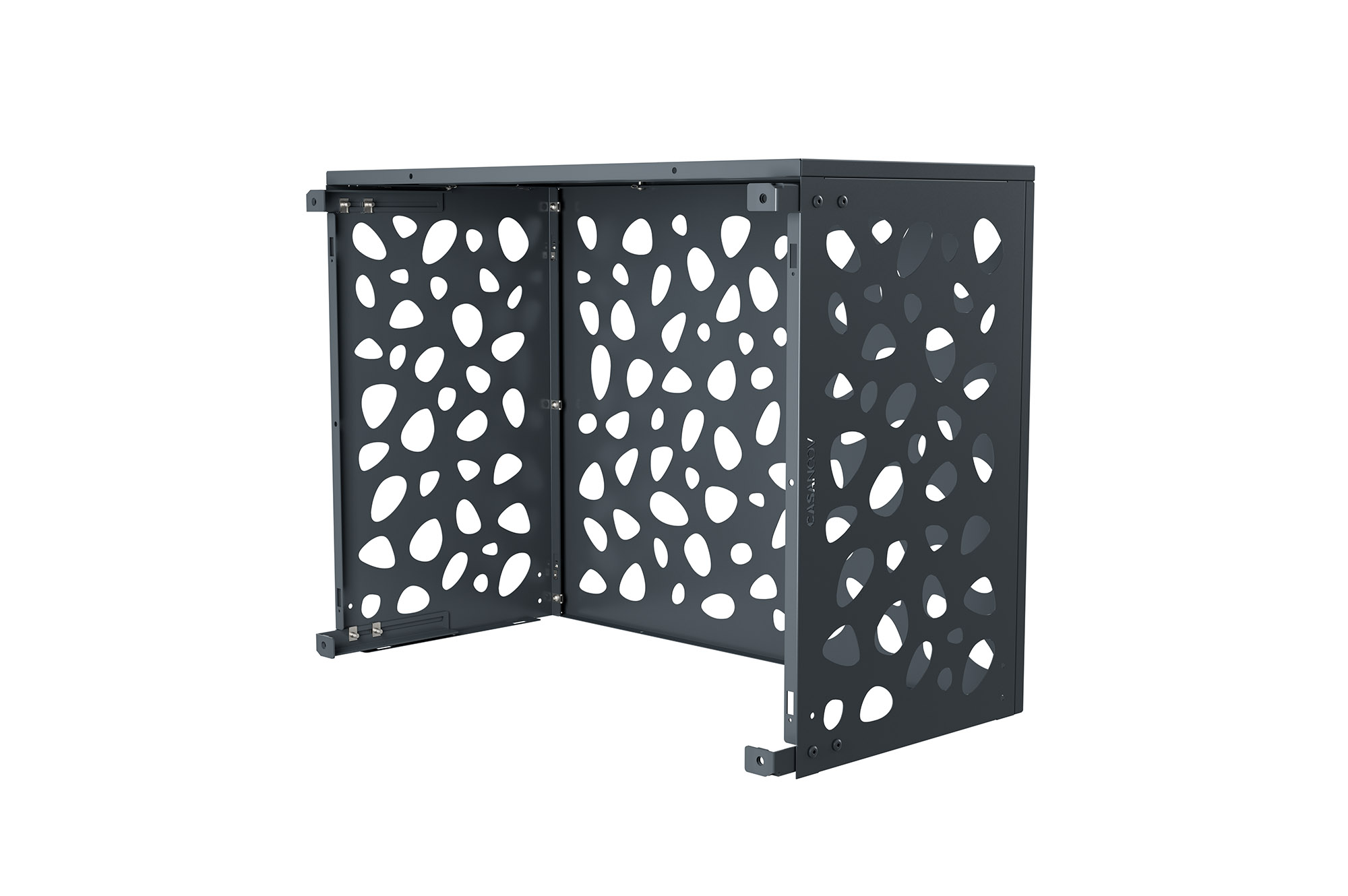 Aneto Sunny gray aluminum air conditioning cover - size M 5