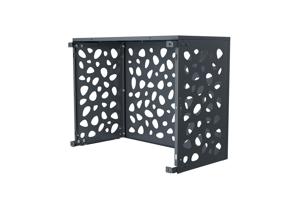 Cache clim & pompe à chaleur ANETO SUNNY aluminium gris - taille M 5