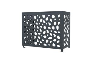 Cache clim & pompe à chaleur ANETO SUNNY aluminium gris - taille M 14