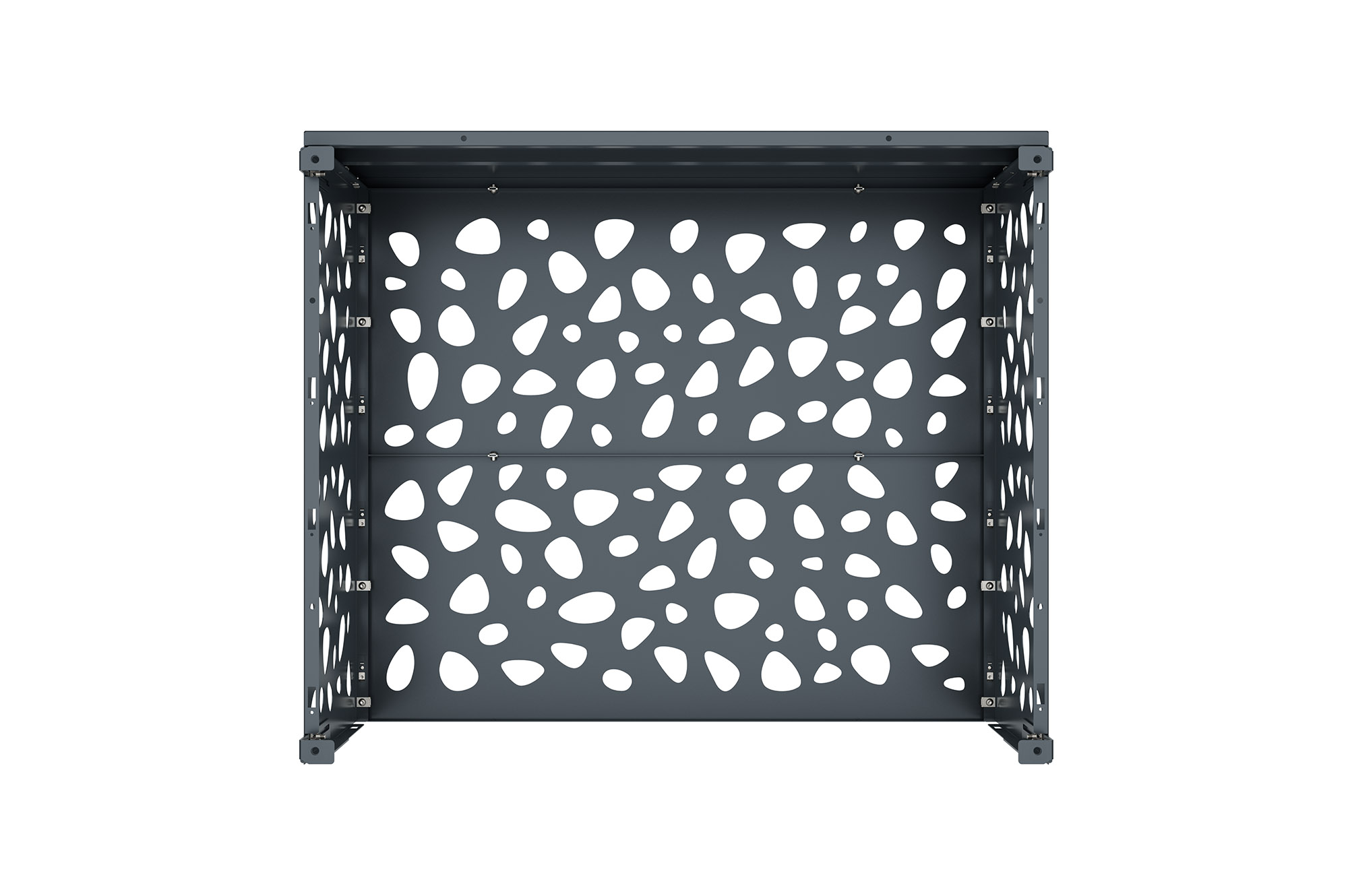 Cache clim aluminium gris Aneto Sunny - taille L 6