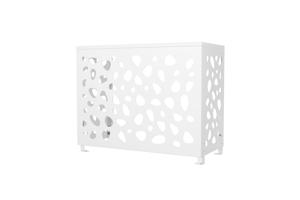 Cache clim & pompe à chaleur ANETO SUNNY aluminium blanc - taille S 14