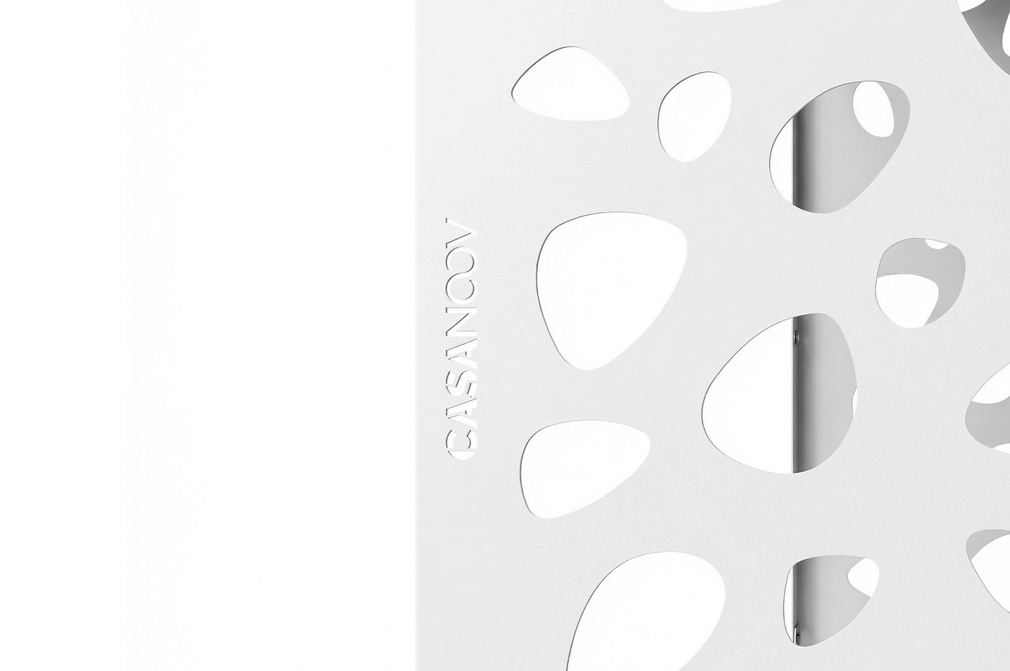 Aneto Sunny white aluminum air conditioning cover - size S 11