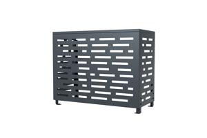 Cache clim & pompe à chaleur ANETO ARLBERG aluminium gris - taille S 14