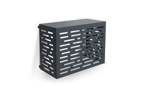 Cache clim & pompe à chaleur ANETO ARLBERG aluminium gris - taille S 2