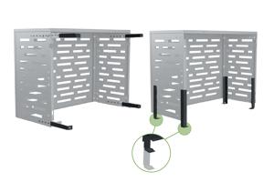 Cache clim & pompe à chaleur ANETO ARLBERG aluminium gris - taille S 8