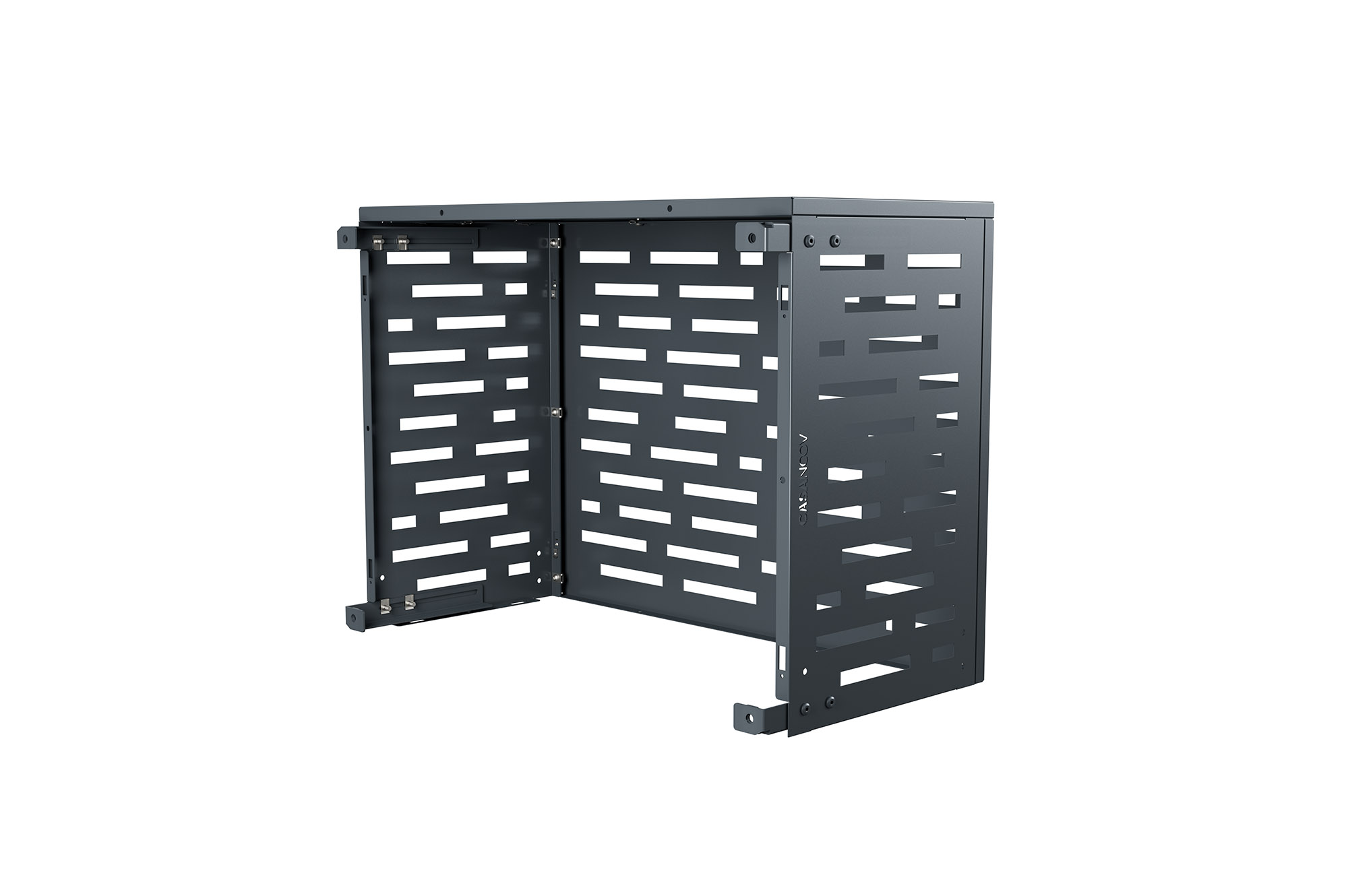 Aneto Arlberg gray aluminum air conditioning cover - size S 5