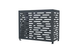 Cache clim & pompe à chaleur ANETO ARLBERG aluminium gris - taille M 14