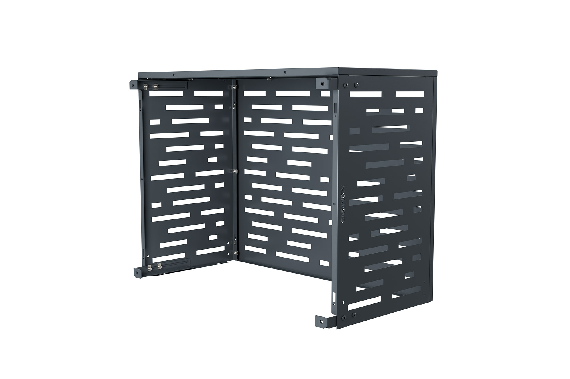 Aneto Arlberg gray aluminum air conditioning cover - size M 5