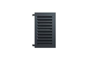 Capac aer condiționat din aluminiu gri Aneto cu panou inferior - mărimea S 7