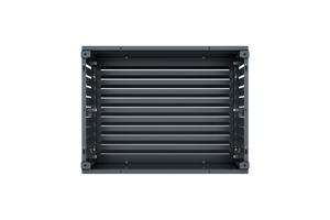 Capac aer condiționat din aluminiu gri Aneto cu panou inferior - mărimea S 6