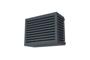 Aneto grey aluminum air conditioner cover with bottom panel - size S 14