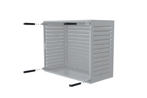 Capac aer condiționat Aneto gri din aluminiu cu panou inferior - mărimea M 8
