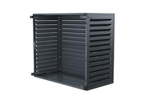 Skydd För Luftkonditionering Och Värmepump ANETO Aluminium Grå med Bottenpanel - Storlek L 5