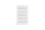 Aneto white aluminum air conditioner cover with bottom panel - size M 7
