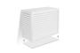 Aneto white aluminum air conditioner cover with bottom panel - size M 2
