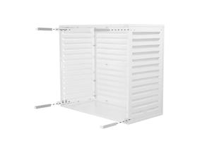 Skydd För Luftkonditionering Och Värmepump ANETO Aluminium Vit med Bottenpanel - Storlek L 8