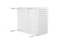 Aneto white aluminum air conditioner cover with bottom panel - size L 8