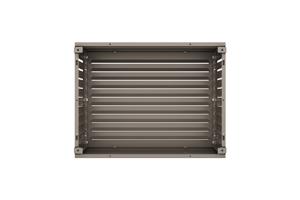 Air Conditioner & Heat Pump Cover ANETO Aluminium Taupe with Bottom Panel - Size S 6