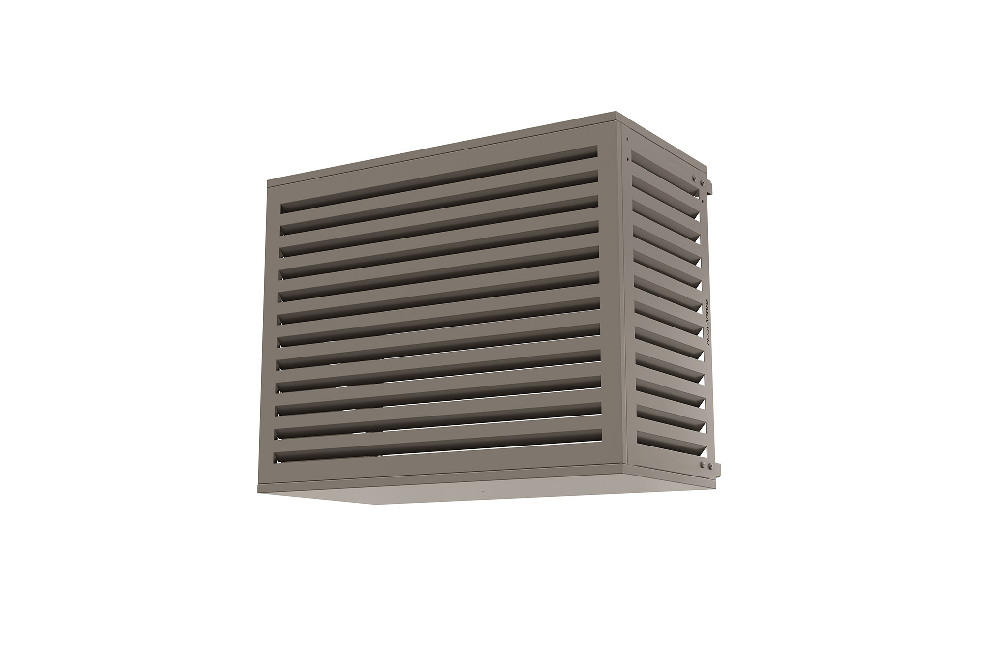 Capac de aer condiționat Aneto taupe din aluminiu cu panou inferior - mărimea M 14