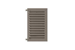 Kryt Klimatizácie A Tepelného Čerpadla ANETO Hliník Taupe s Spodný Panel - Veľkosť M 7