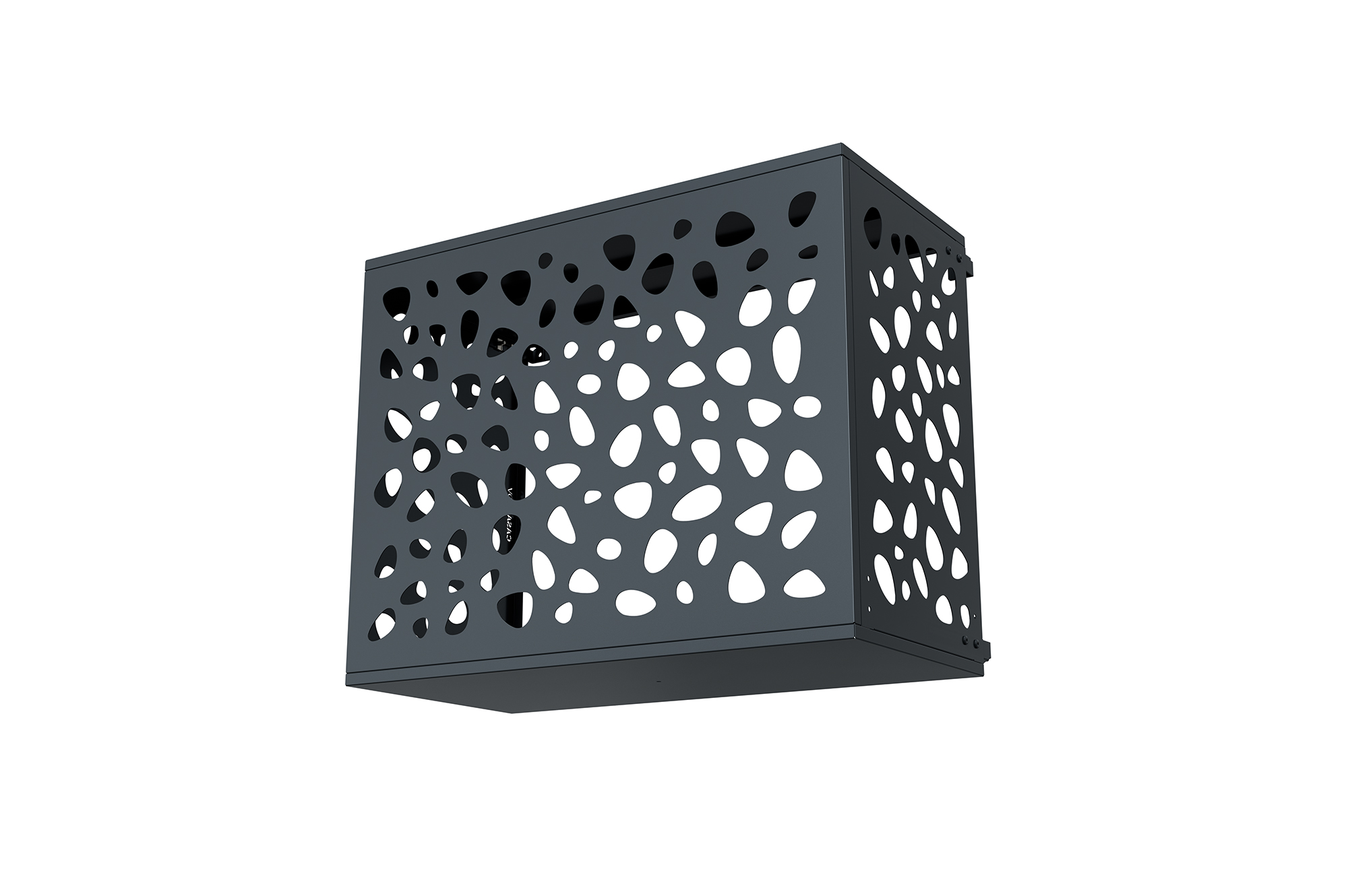 Capac aer condiționat Aneto Sunny gri din aluminiu cu panou inferior - mărimea M 13