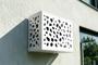 Aneto Sunny white aluminum air conditioner cover with bottom panel - size S main_image thumbnail