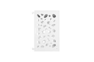 Air Conditioner & Heat Pump Cover ANETO SUNNY Aluminium White with Bottom Panel - Size M 7