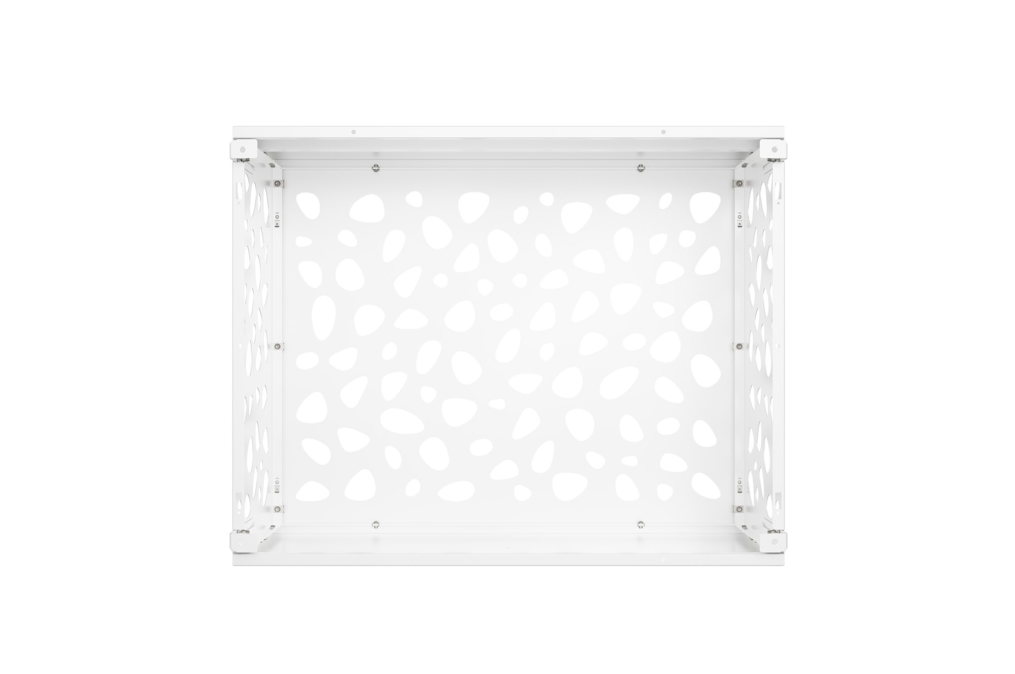 Capac aer condiționat Aneto Sunny din aluminiu alb cu panou inferior - mărimea M 6