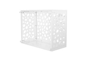 Air Conditioner & Heat Pump Cover ANETO SUNNY Aluminium White with Bottom Panel - Size M 5