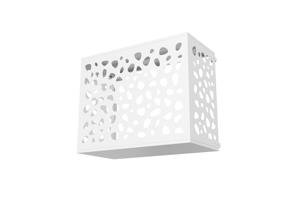 Air Conditioner & Heat Pump Cover ANETO SUNNY Aluminium White with Bottom Panel - Size M 13