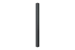 Portail battant 3,5m SUNNY H.160cm aluminium gris + 2 poteaux ELDA + motorisation Tanker B250 22