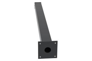 Conjunto de 2 postes de ferro CARMO 10x10cm A.145cm pretos 3