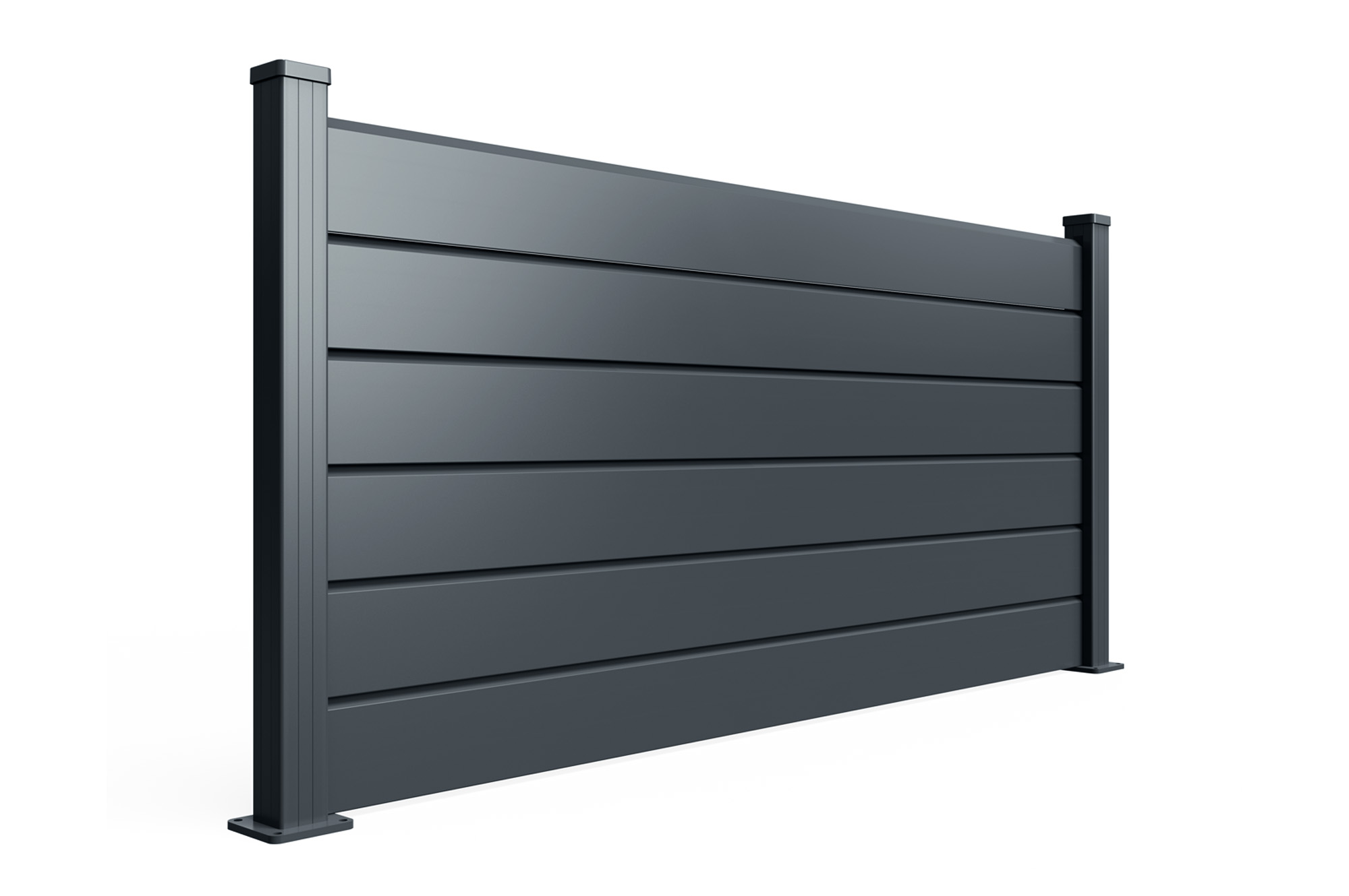 Panou de gard 2m VANO H.90cm aluminiu gri 5